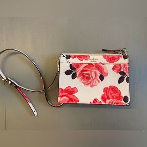 Kate Spade Leather Floral Crossbody- great for spring!